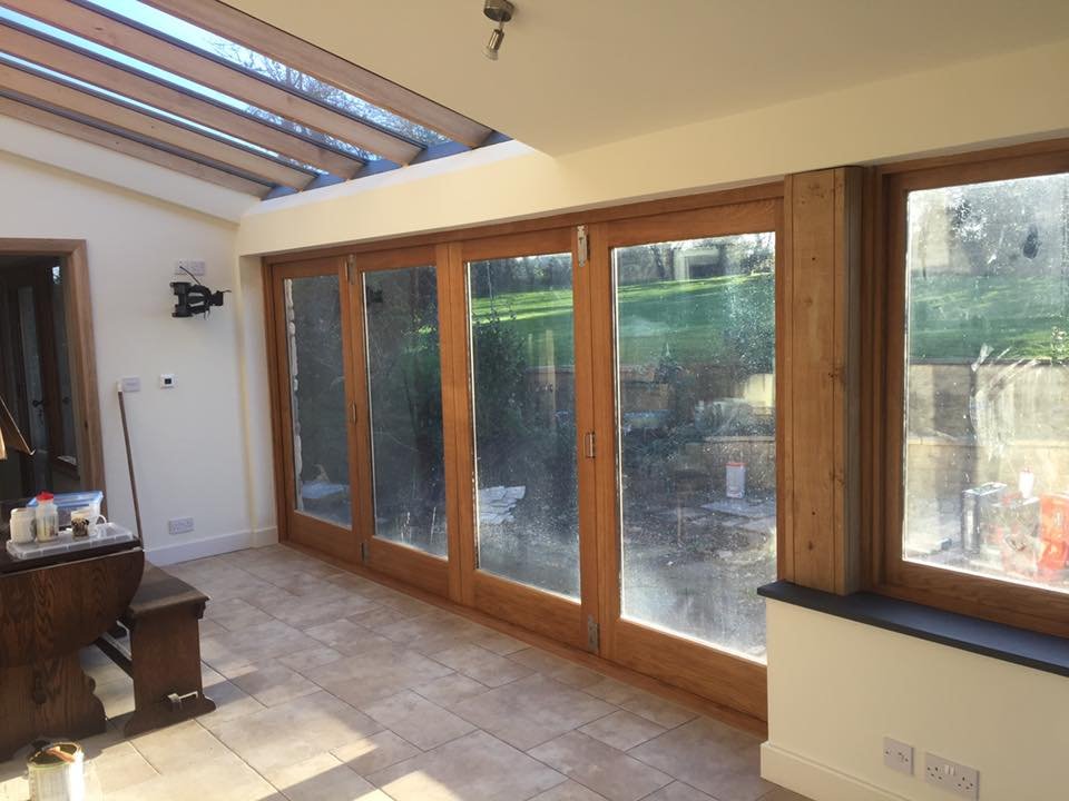 Oak Bi Folding Door